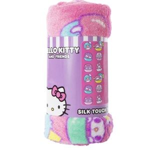 sanrio silk touch blanket 40in x 50in hello kitty
